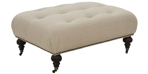 This ottoman from andover mills can be wiped clean with a cloth whenever necessary. Fabric Oversized Ottoman | Fabric tufted ottoman, Tufted ...