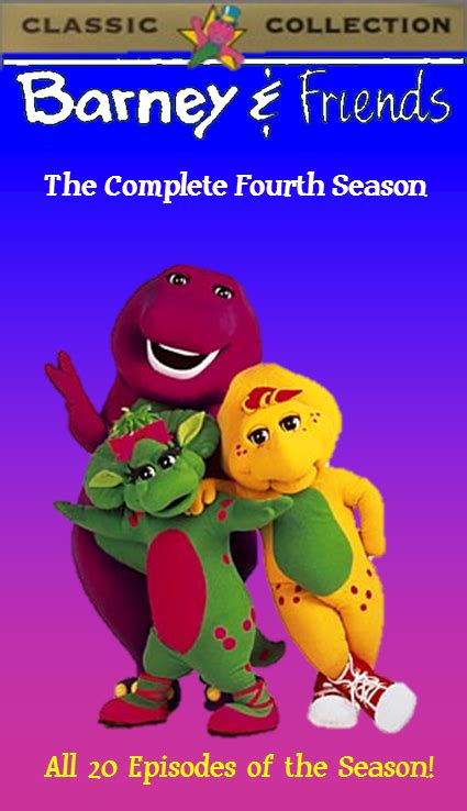 I am uploading this here is a custom lyrick studios barney safety 2000 vhs. Image - Barney & Friends The Complete Fourth Season.png ...
