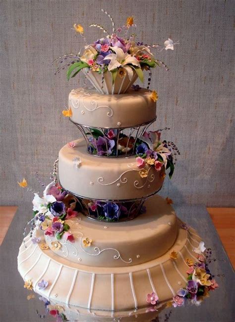 Cake customisation is really fun and leaves you with ample options to plan the most interesting cake designs for your engagement. 60 Unique Wedding Cakes Designs