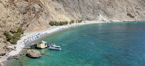 Glyka nera (meaning sweet water) is one of the most beautiful beaches in crete, with deep blue water color and nice pebbles. Glyka Nera - Chania | Terrabook