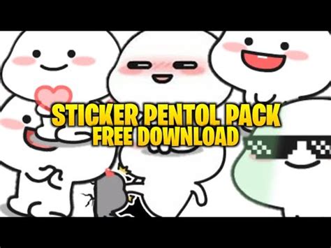 Download stiker khusus whatsapp fouds : STIKER WHATSAPP LUCU PENTOL PACK FREE DOWNLOAD - YouTube