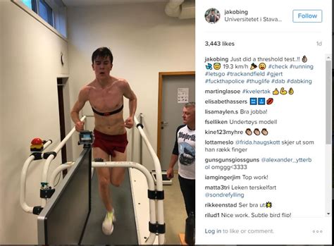 For en stjerne verden har fått. Jakob Ingebrigtsen 16y: threshold pace of 19,3 km/h (12 ...
