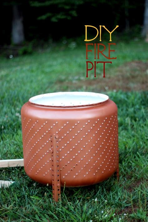 Before building a fire pit, get fully informed on regulations, construction requirements, and potential hazards. Diy metal fire pit, Old washing machine, Diy fire pit