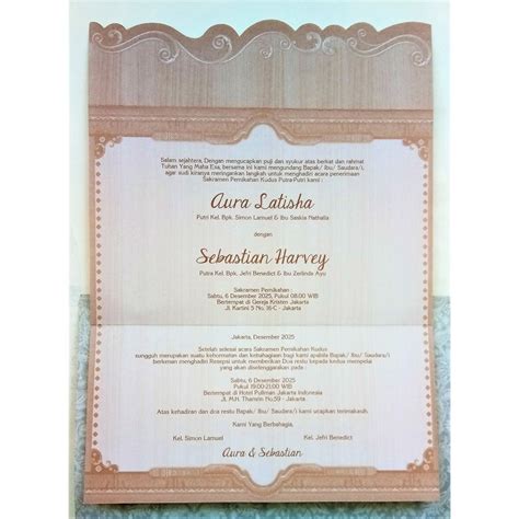 Undangan Pernikahan Wedding Invitation Falah 80