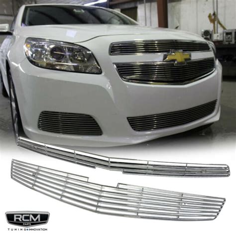 2011 2012 chevy malibu grille grill insert chrome mesh. For 2013 Chevy Malibu Front Upper Lower Grill Overlay ...