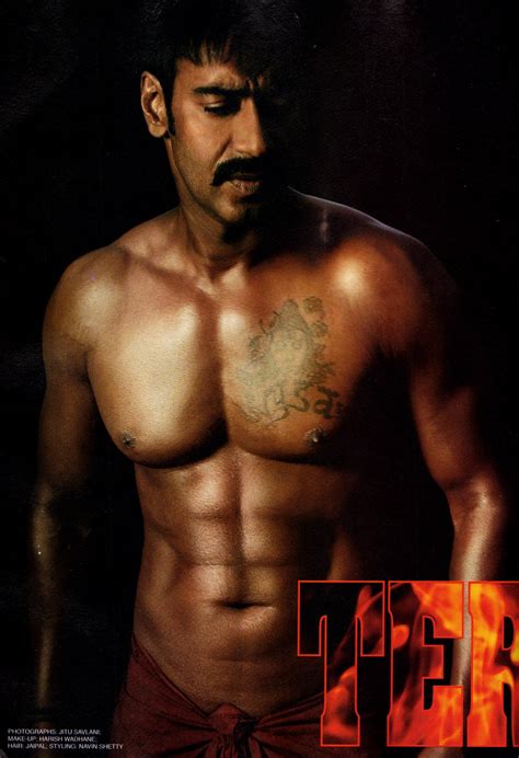 Devgn then played a kickboxer in the martial arts film jigar (1992) and a blind character in the film vijaypath (1994). Shirtless Bollywood Men: Ajay Devgan