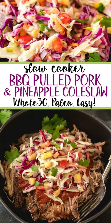 Whether you prefer your meat mild or. This Paleo and Whole30 slow cooker pulled pork with ...