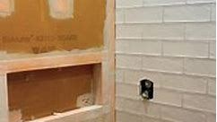 ＊＊FINISHED＊＊Easy CURBLESS entry shower #construction #tips #diy #shower | Frederick Gravitio