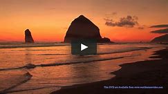 Relaxing Video - Ocean Serenity With Sunsets of Beaches and with the Sounds of the Waves
