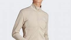 adidas Terrex Multi Light Fleece Full-Zip Jacket in Beige | ASOS