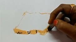 how to draw | bread slice | easily | with the pastels