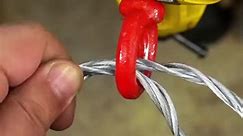 How to Fasten Steel Wire Rope #steelcable #fastening