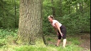 French pawg fucking in the nature