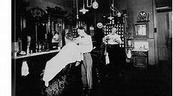 "Vintage barber shop" Canvas Wall Art - Bed Bath & Beyond - 16478519