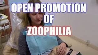 Open Promotion Of Zoophilia In Society (Therapy Dog Agenda)