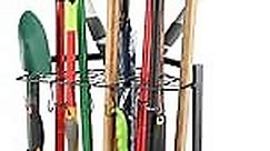 Garden Tool Organizer for Garage Corner,Free Standing Yard Tools Rack Heavy Duty,Garage Organization and Storage Stand for Broom,Mop,Rakes,Shovel Holder for Lawn/Shed/Outdoor.