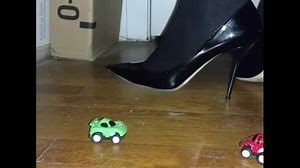 Black Patent Jimmy Choos and Tights Dominate Tiny Cars (Toy Crush)