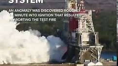 NASA Artemis Moon Hot Fire Rocket Test