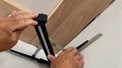 Crown molding tip! . This handy miter gauge that comes with the Festool miter saws allows you to cut perfect miters for inside and outside corners without even knowing the angle. . You just match up the blade laser or shadow line to the dotted line on the gauge and cut that angle in the correct direction. Perfect fit every time! . . . #woodworker #woodworking #trimcarpentry #trimcarpenter #contractor #festool #kapex #howto #crownmolding | fulton fine woodworks