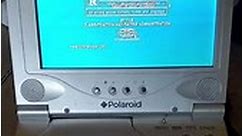 polaroid DVD player operational demo