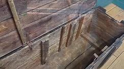 Antique Trunk / Pine Chest/ Trunk... - Rustic Warehouse