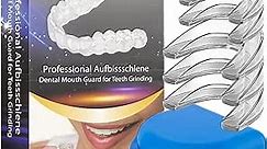 Mouth Guard for Clenching Teeth - Mouth Guard for Grinding Teeth at Night, New Upgraded Dental Night Guard Stops Bruxism BPA Free for Kids & Adults 2 Sizes Pack of 4 (2 Pairs)