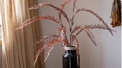 RusticReach Tall Red Brown Artificial Fern Leaf Stem 48" Tall - Bed Bath & Beyond - 37849767