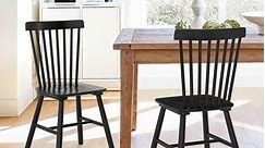 LUE BONA Windsor Solid Wood Dining Chairs For Kitchen And Dining Room Set of 2 - 18.1"D x 18.1"W x 35.1"H - Bed Bath & Beyond - 39310451