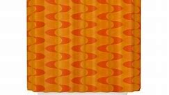 Deny Designs Mirimo Modern Retro Wavy Sun Shower Curtain 74" x 71" - Bed Bath & Beyond - 36191115