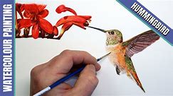 Hummingbird in Watercolour with Paul Hopkinson