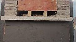 Laid the full brick archway #masonry #pompeii | The Brick Oven Bus