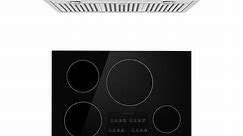 2 Piece Kitchen Appliances Packages Including 30" Induction Cooktop and 36" Under Cabinet Range Hood - Bed Bath & Beyond - 35055153