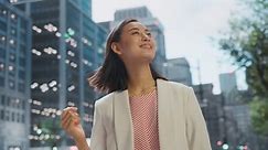 Portrait Beautiful Japanese Female Wearing Smart Stock Footage Video (100% Royalty-free) 1074832382 | Shutterstock