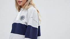 Tommy Jeans crop rugby shirt | ASOS