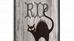 Stupell RIP Halloween Cat Framed Giclee Art Design by Lil' Rue - Bed Bath & Beyond - 39532099