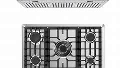 2 Piece Kitchen Appliances Packages Including 30" Gas Cooktop and 36" Under Cabinet Range Hood - Bed Bath & Beyond - 35050201