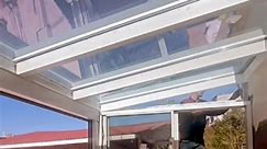 Glass roof and guillotine... - Aytan Pergola Bioclimatic