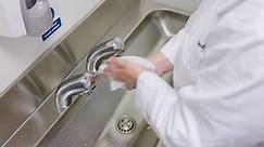 Close Chef Washing Hands Commercial Kitchen Stock Footage Video (100% Royalty-free) 1099626119 | Shutterstock