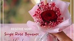 KinLove - Single Rose Bouquet! 💐 For reservations, please...