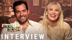 'Enola Holmes 2' Interviews with Henry Cavill, Millie Bobby Brown