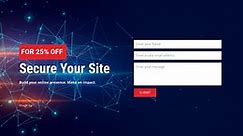 Secure your site Homepage Design