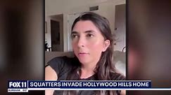 Squatters take over Hollywood Hills mansion