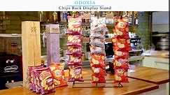 ODOXIA Chip Rack Display Stand | Candy Display for Countertop | Snack Holder for Chips and Snacks | Organize Your Space | Perfect for Stores and for Home | Snack Display Stand