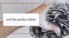 Yoove Loofah Back Scrubber with Bamboo Charcoal, Long Handle, Shower Exfoliating Luffa Bath Sponge