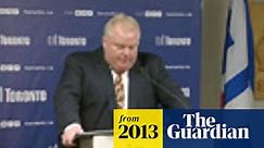 Rob Ford lurches into further scandal with lewd language at press conference