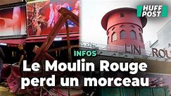 À Paris, le Moulin Rouge a perdu ses ailes (et quelques lettres) dans la nuit - Vidéo Dailymotion