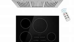 2 Piece Kitchen Appliances Packages Including 30" Induction Cooktop and 36" Wall Mount Range Hood - Bed Bath & Beyond - 35050251