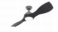 Hunter 56" Milstream Outdoor Ceiling Fan with LED Light Kit, Remote, Damp Rated - Bed Bath & Beyond - 31223388