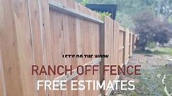 #fenceinstallation #fencecontractor #kingwoodtx #happycustomer | Ranch Off Fencing