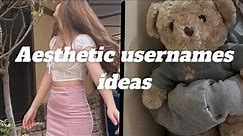 Aesthetic and Cute Usernames Ideas for Instagram